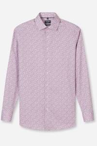 OLYMP Luxor Modern Fit Hemd pink, Bedruckt