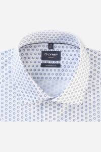 OLYMP Luxor Modern Fit Hemd weiss, Bedruckt