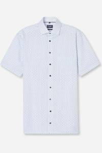 OLYMP Luxor Modern Fit Hemd weiss, Bedruckt