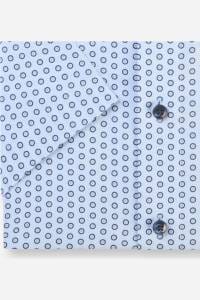OLYMP Luxor Modern Fit Hemd bleu, Bedruckt