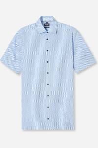OLYMP Luxor Modern Fit Hemd bleu, Bedruckt
