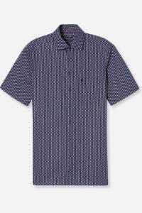 OLYMP Luxor Modern Fit Hemd marine, Bedruckt