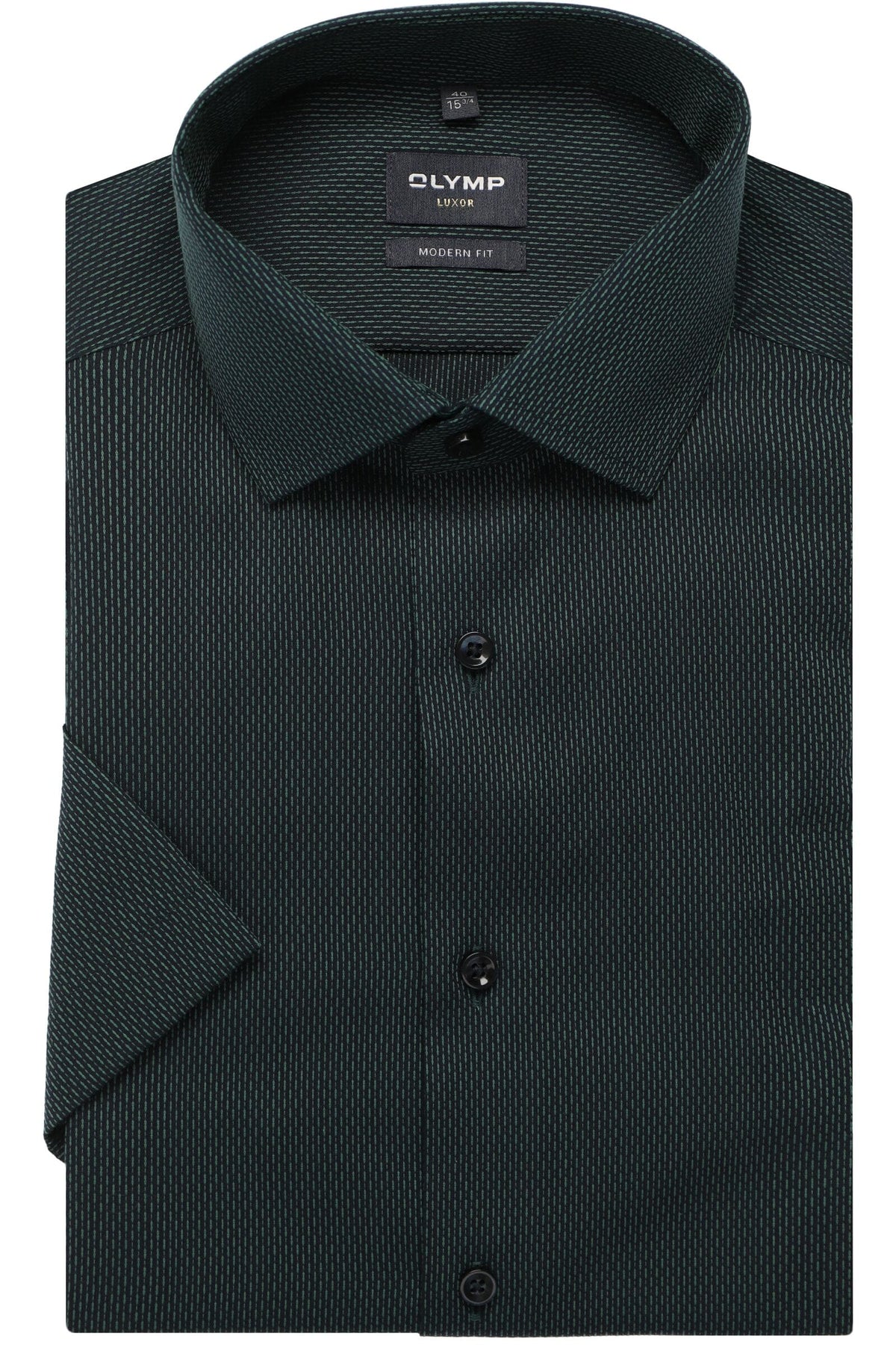 OLYMP Luxor Modern Fit Hemd grün, Faux-uni