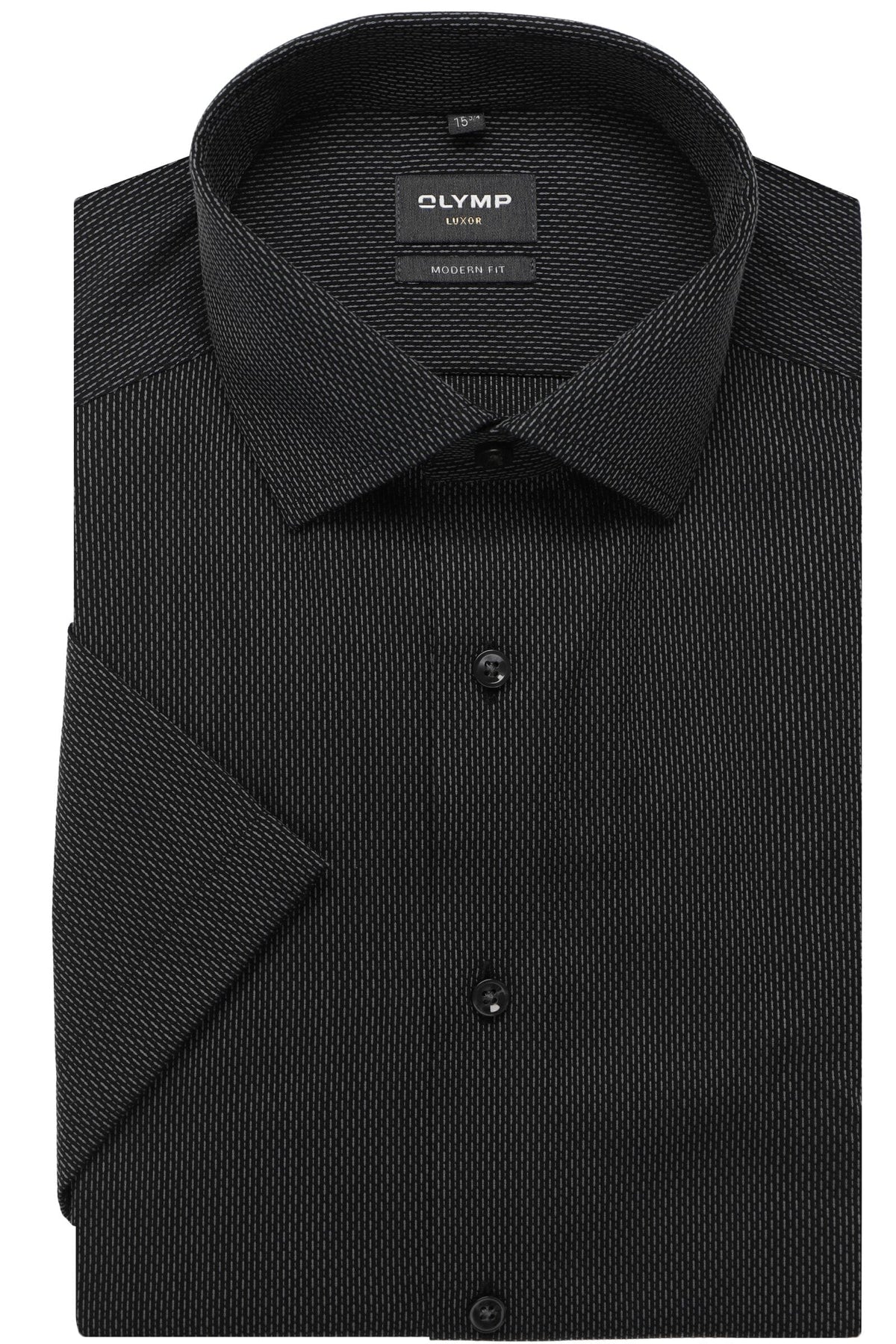 OLYMP Luxor Modern Fit Hemd grau, Faux-uni