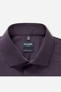 OLYMP Luxor Modern Fit Hemd violett, Faux-uni