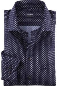 OLYMP Luxor Modern Fit Hemd braun, Bedruckt