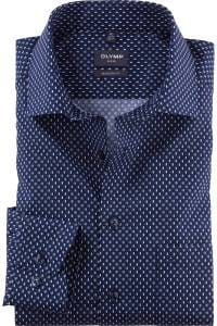 OLYMP Luxor Modern Fit Hemd royal, Bedruckt