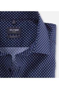 OLYMP Luxor Modern Fit Hemd royal, Bedruckt