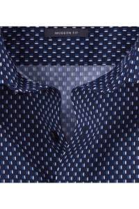 OLYMP Luxor Modern Fit Hemd royal, Bedruckt