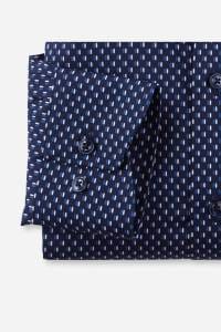 OLYMP Luxor Modern Fit Hemd royal, Bedruckt
