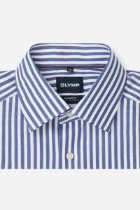 OLYMP Luxor Modern Fit Hemd marine, Gestreift