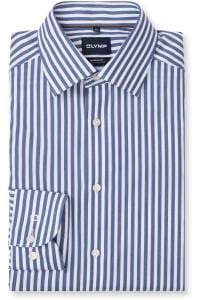OLYMP Luxor Modern Fit Hemd marine, Gestreift