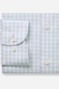OLYMP Luxor Modern Fit Hemd hellgrau, Kariert