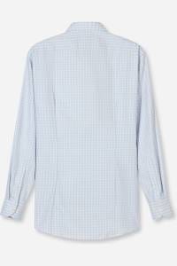 OLYMP Luxor Modern Fit Hemd hellgrau, Kariert