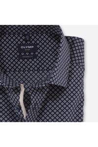 OLYMP Luxor Modern Fit Hemd marine, Bedruckt