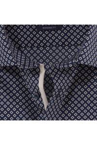 OLYMP Luxor Modern Fit Hemd marine, Bedruckt