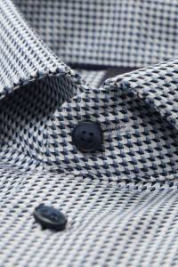 OLYMP Luxor Modern Fit Hemd marine, Faux-uni