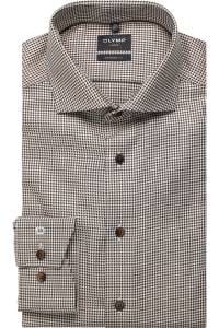 OLYMP Luxor Modern Fit Hemd braun, Faux-uni