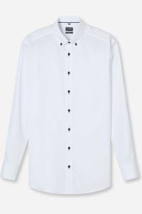 OLYMP Luxor Modern Fit Hemd weiss, Einfarbig