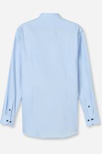 OLYMP Luxor Modern Fit Hemd hellblau, Einfarbig