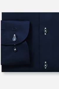 OLYMP Luxor Modern Fit Hemd marine, Strukturiert