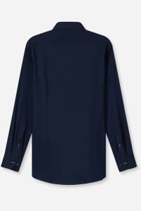 OLYMP Luxor Modern Fit Hemd marine, Strukturiert