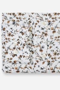OLYMP Luxor Modern Fit Hemd weiss, Bedruckt