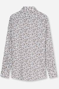 OLYMP Luxor Modern Fit Hemd weiss, Bedruckt