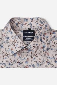 OLYMP Luxor Modern Fit Hemd natur, Bedruckt