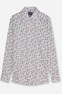 OLYMP Luxor Modern Fit Hemd weiss, Bedruckt