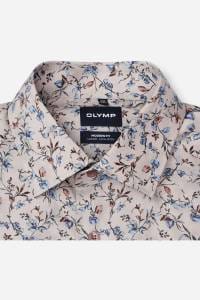OLYMP Luxor Modern Fit Hemd natur, Bedruckt