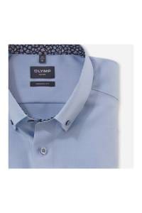 OLYMP Luxor Modern Fit Hemd hellblau, Einfarbig