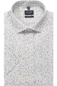 OLYMP Luxor Modern Fit Hemd weiss, Bedruckt