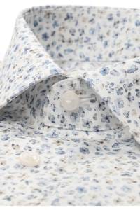 OLYMP Luxor Modern Fit Hemd weiss, Bedruckt