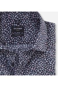 OLYMP Luxor Modern Fit Hemd marine, Bedruckt