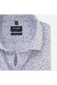 OLYMP Luxor Modern Fit Hemd weiss, Bedruckt