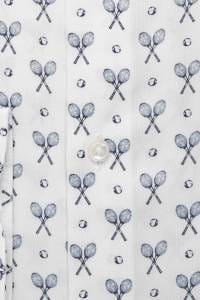 OLYMP Luxor Modern Fit Hemd weiss, Bedruckt