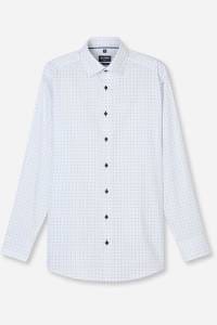 OLYMP Luxor Modern Fit Hemd weiss, Bedruckt