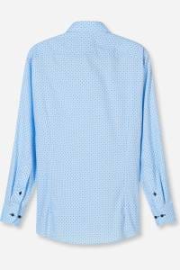 OLYMP Luxor Modern Fit Hemd bleu, Bedruckt