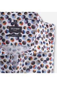 OLYMP Luxor Modern Fit Hemd mauve, Bedruckt