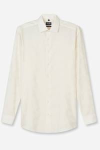 OLYMP Luxor Modern Fit Hemd ecru, Jacquardmuster