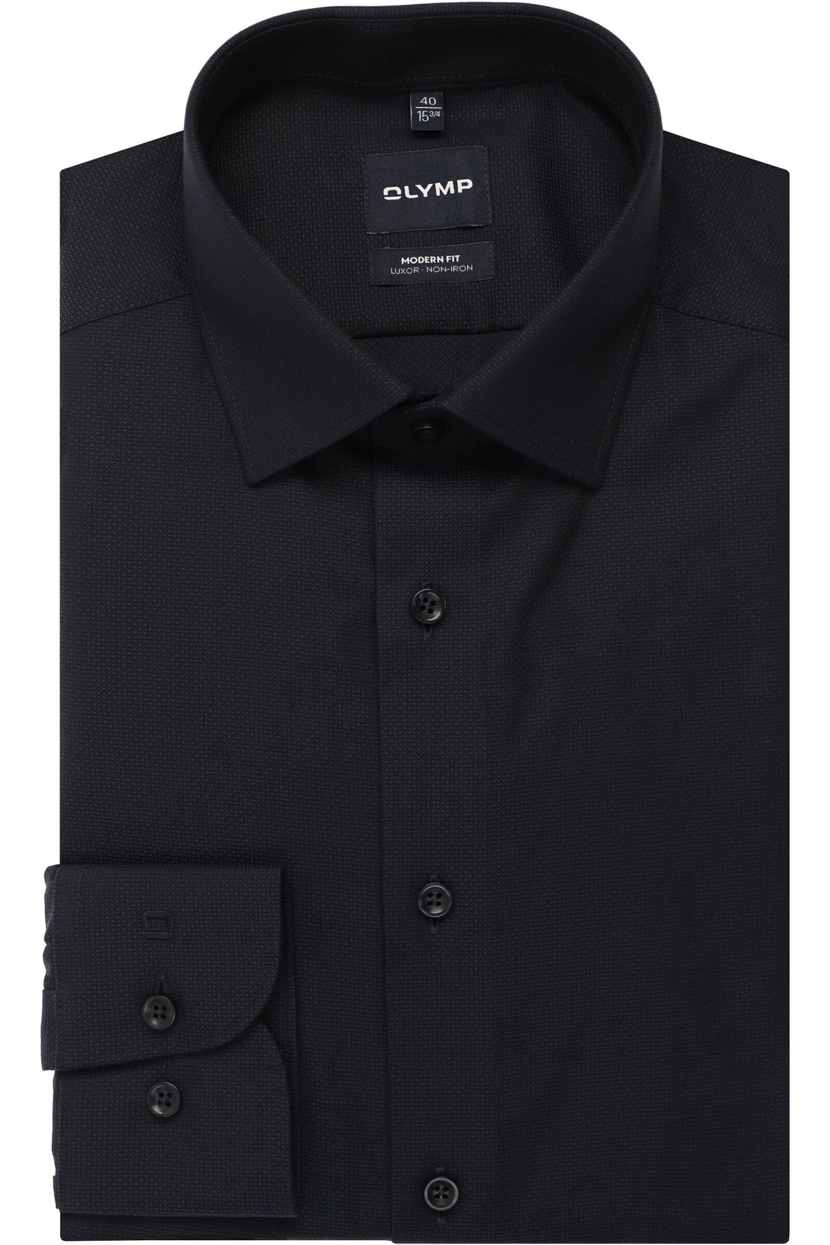 OLYMP Luxor Modern Fit Hemd marine, Faux-uni