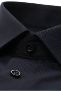 OLYMP Luxor Modern Fit Hemd marine, Faux-uni