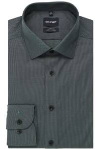 OLYMP Luxor Modern Fit Hemd grün, Faux-uni