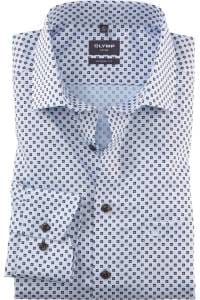 OLYMP Luxor Modern Fit Hemd braun, Gemustert