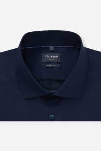 OLYMP Luxor Modern Fit Hemd kobalt, Einfarbig