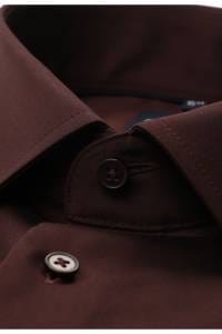 OLYMP Luxor Modern Fit Hemd chianti, Einfarbig
