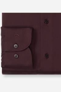 OLYMP Luxor Modern Fit Hemd chianti, Einfarbig