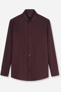 OLYMP Luxor Modern Fit Hemd chianti, Einfarbig