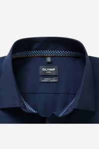OLYMP Luxor Performance Climate Control Modern Fit Hemd marine, Einfarbig